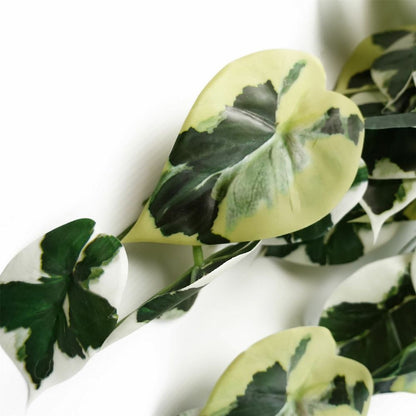 40cm Realistic Variegated Marble Pothos Plant - Artificial Trailing Design