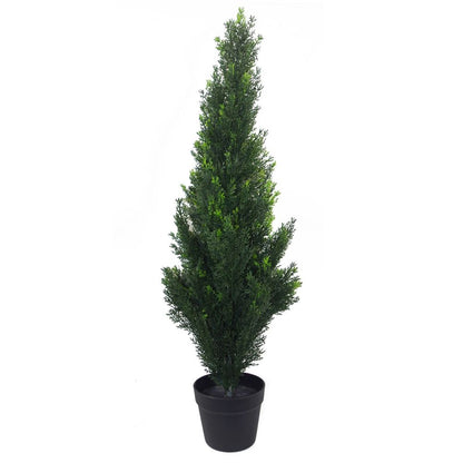 90cm Artificial Cedar Tree in Pot - Lifelike Indoor Greenery