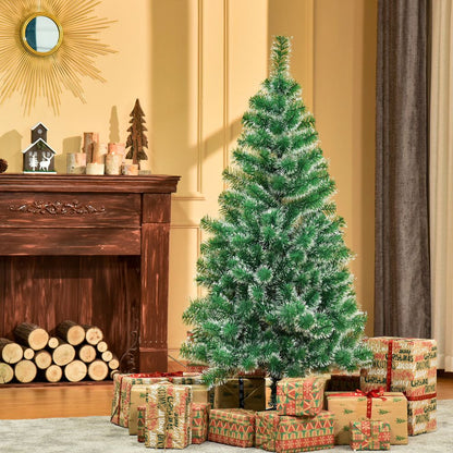 5ft Indoor Artificial Christmas Tree with 416 Tips - Metal Stand - Xmas Decor