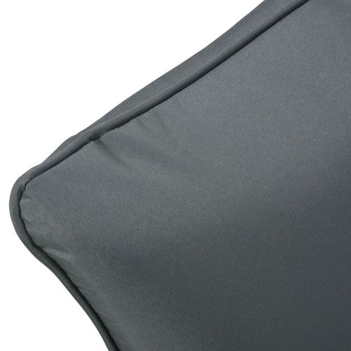Outdoor Seat and Back Cushion Set, Deep Seating Chair Cushion, Grey