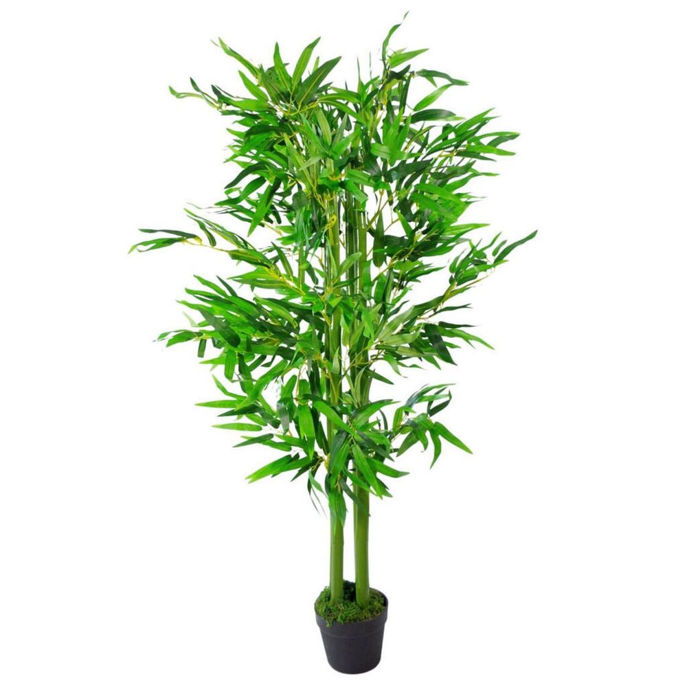 120cm UK Green Realistic Artificial Bamboo Plant – Perfect for Indoor and Outdoor Décor