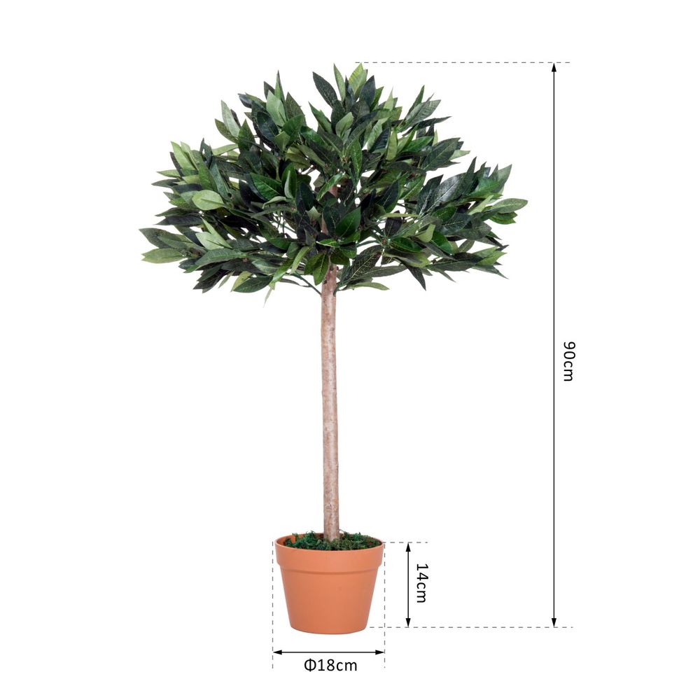 90cm Artificial Olive Tree Plant - Charming Greenery for Your Home