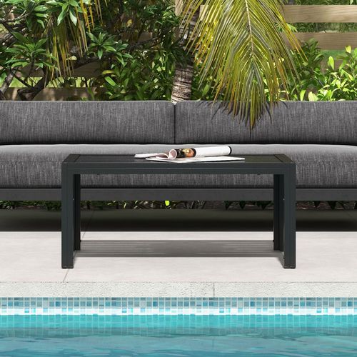 Black Outdoor Side Table – Stylish, Durable, Weather-Resistant Design