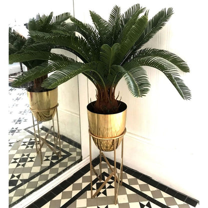 70cm Artificial Tropical Cycas Palm Plant for Exotic Indoor Appeal