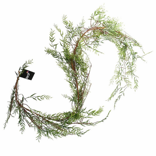 200cm Realistic Trailing Hanging Willow Plant - Artificial Garland Design