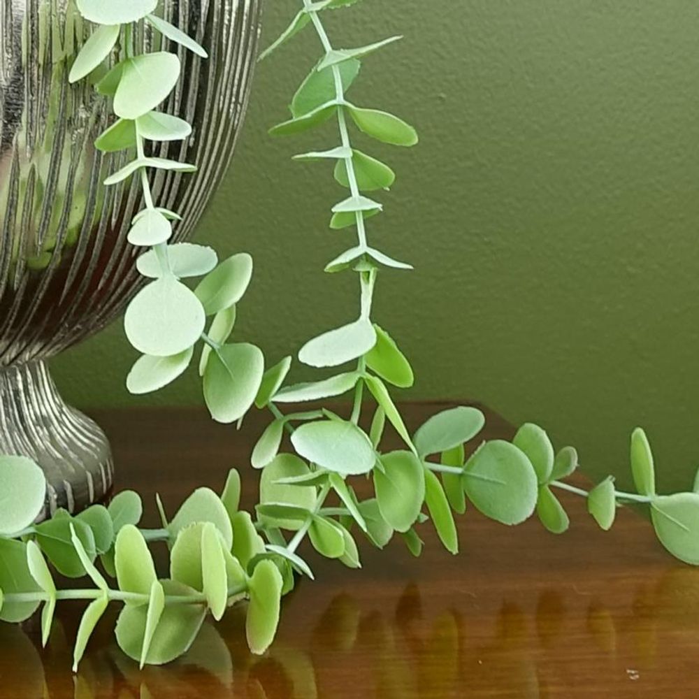 80cm Realistic Trailing Green Eucalyptus Plant - Artificial