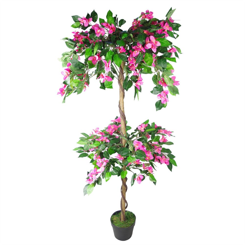 140cm Extra Large Flowering Artificial Rhododendron Bush for Stunning Display