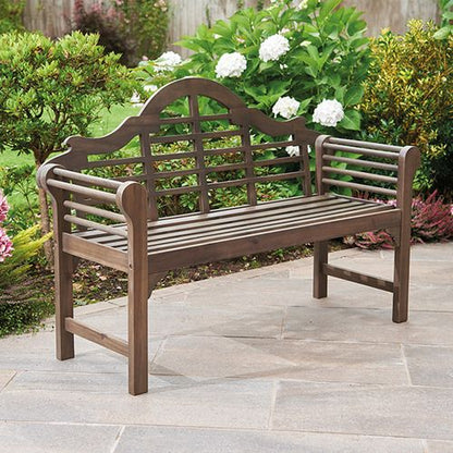 Elegant Lutyens Chestnut Bench - Timeless Garden Comfort & Durability