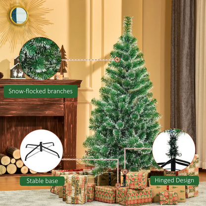 5ft Indoor Artificial Christmas Tree with 416 Tips - Metal Stand - Xmas Decor