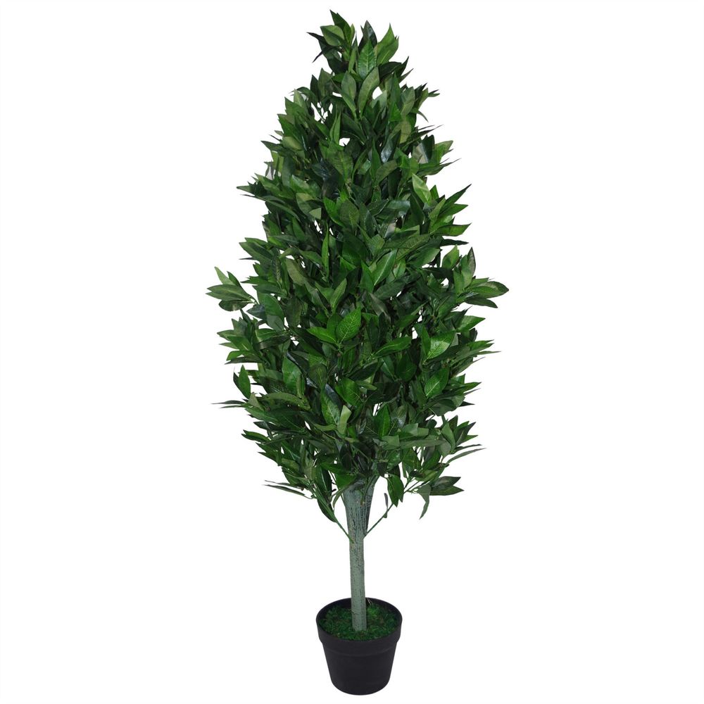 Extra Large 120cm Artificial Topiary Bay Trees in Pyramid Cones for Decorative Use