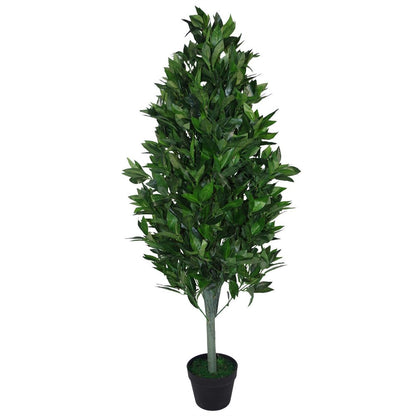 Extra Large 120cm Artificial Topiary Bay Trees in Pyramid Cones for Decorative Use