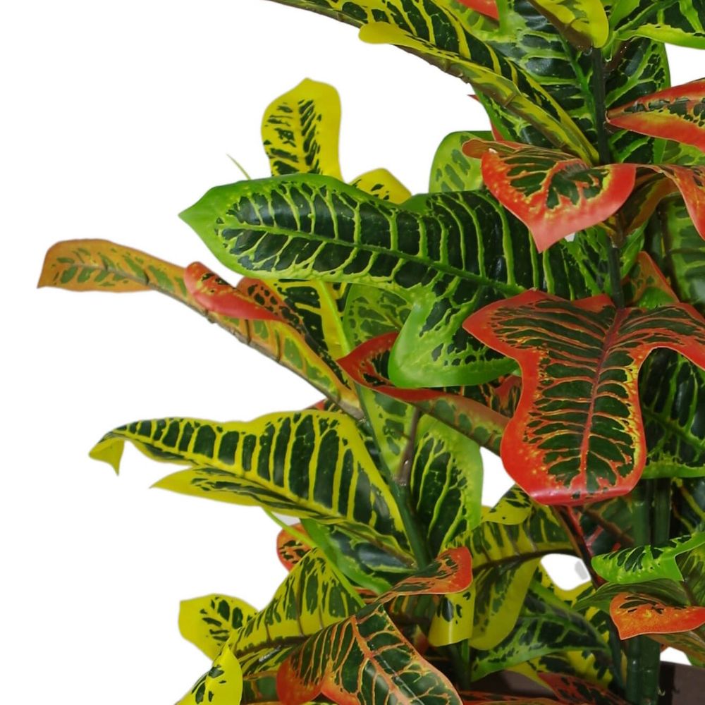 90cm Large Artificial Codiaeum Multicoloured House Plant