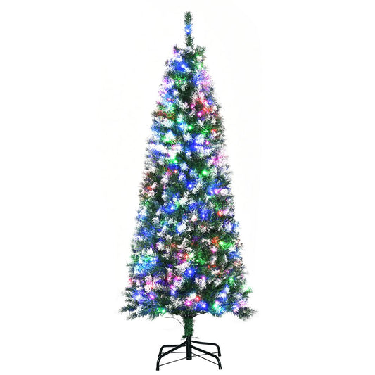 5FT Pre-Lit Artificial Christmas Tree for Holiday Décor with 250 Colourful LED Lights