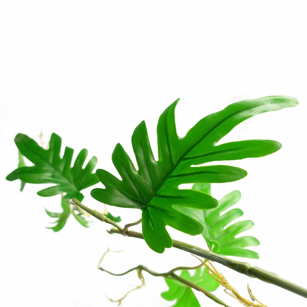 100cm Realistic Artificial Trailing Philodendron with Small Leaves for Hanging Displays