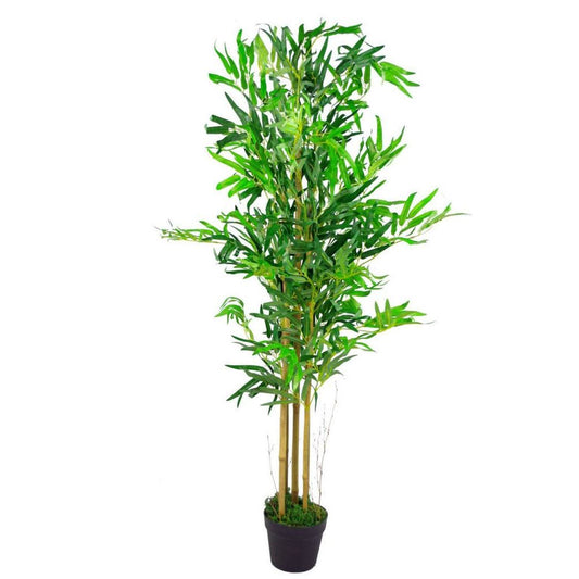 120cm UK Realistic Artificial Bamboo Plants - Stylish Greenery for Indoor and Outdoor Spaces