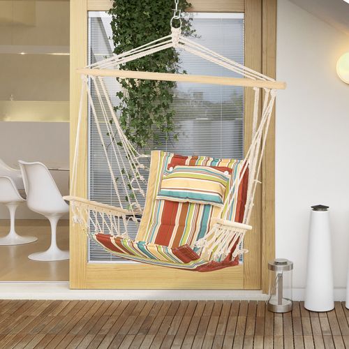 Cosy Hanging Hammock Chair - Safe, Spacious & Stylish Outdoor Swing