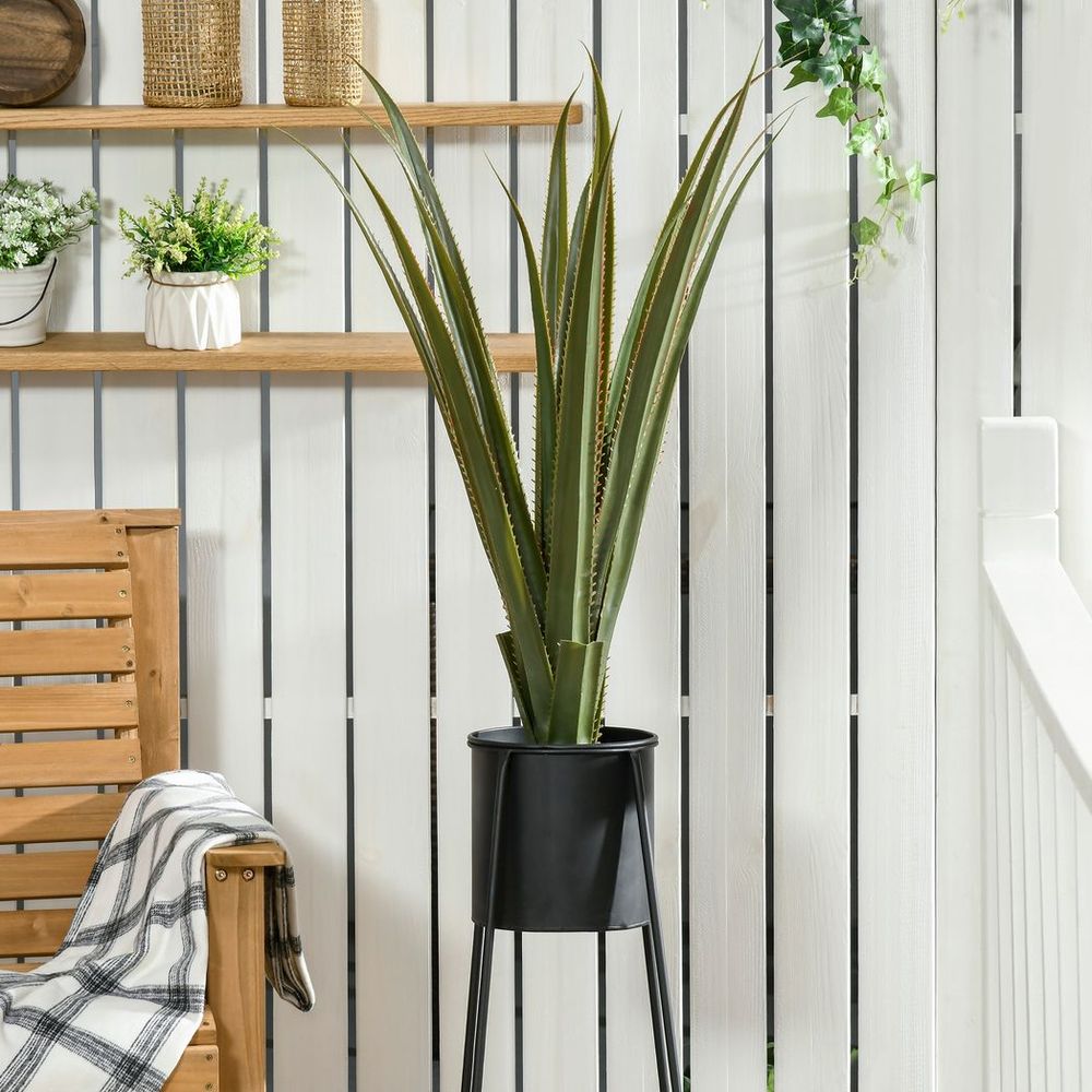 90cm Potted Artificial Agave Succulent Plant for Indoor or Outdoor Desk