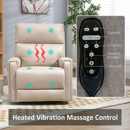 Lift Chair for Living Room with Vibration Massage and Heating Recliner Feature