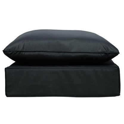 Cosy Deep Seating Cushion Set – Soft, Washable Black Comfort