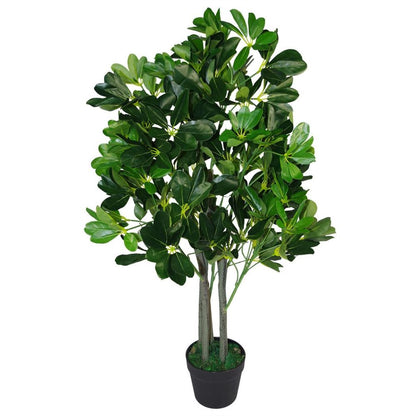 95cm Dark Green Umbrella Tree - Artificial Ficus for Stylish Interiors