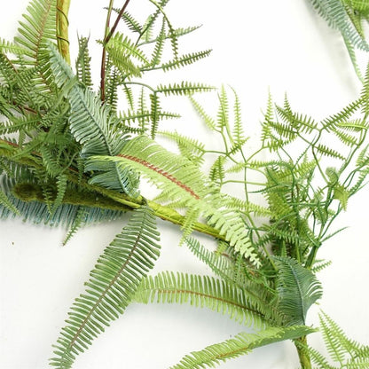 180cm Realistic Trailing Hanging Fern Garland Plant - Artificial Design