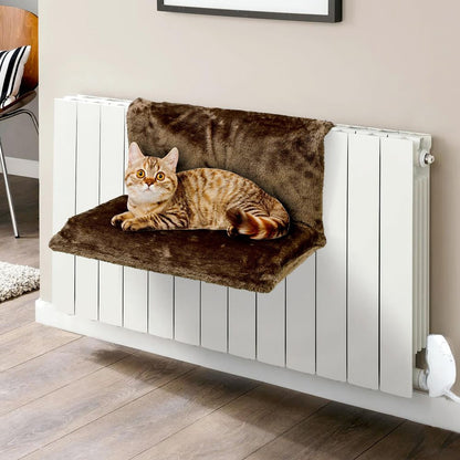 Premium Cat Radiator Bed for Indoor Use, Ensuring Comfort and Warmth for Your Feline Friend