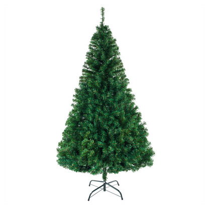 8FT Christmas Tree with 1138 Branches for Impressive Holiday Decor