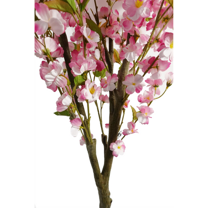 180cm Stunning Artificial Pink Cherry Tree - Beautiful Faux Floral Accent for Home Decoration