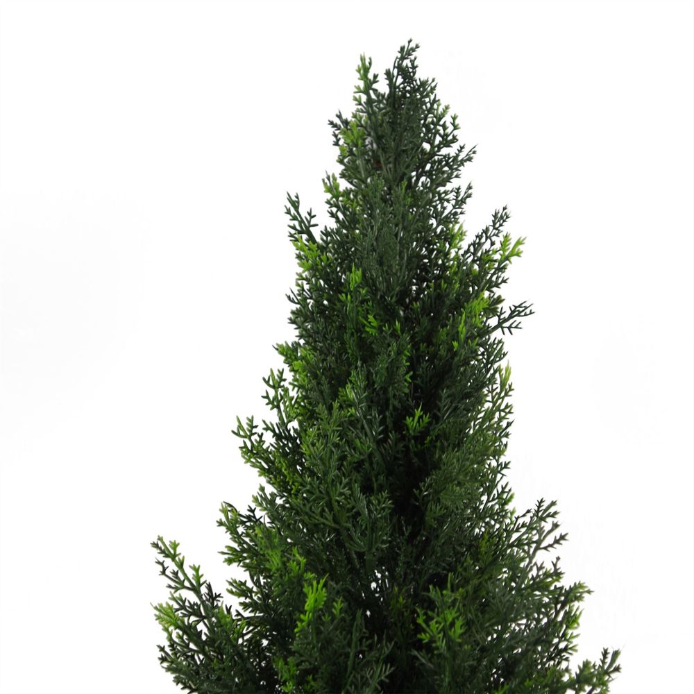 120cm UV Resistant Cedar Tree with 756 Leaves - Durable Faux Greenery for Outdoors