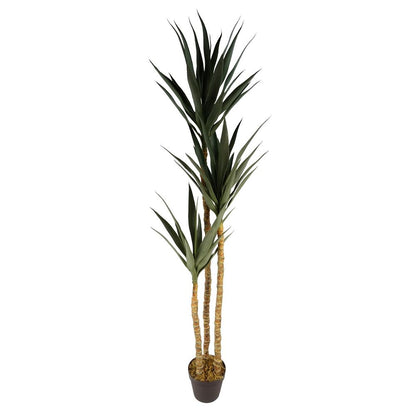 170cm XL Realistic Artificial Triple Yukka Tree - Stunning Spiky Design for Home or Garden Décor