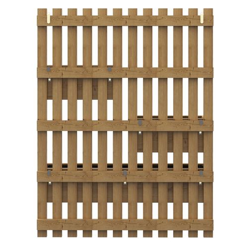 Wall-Mounted Wooden Garden Planters with Trellis for Versatile Planting