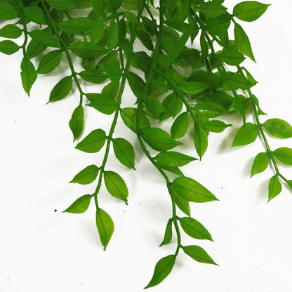 100cm Light Green Hanging String of Pearls Fern Plant - Realistic Look
