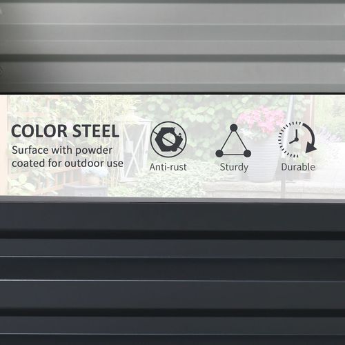 Modular Galvanized Steel Raised Garden Bed - Perfect for Flowers & Veggies!