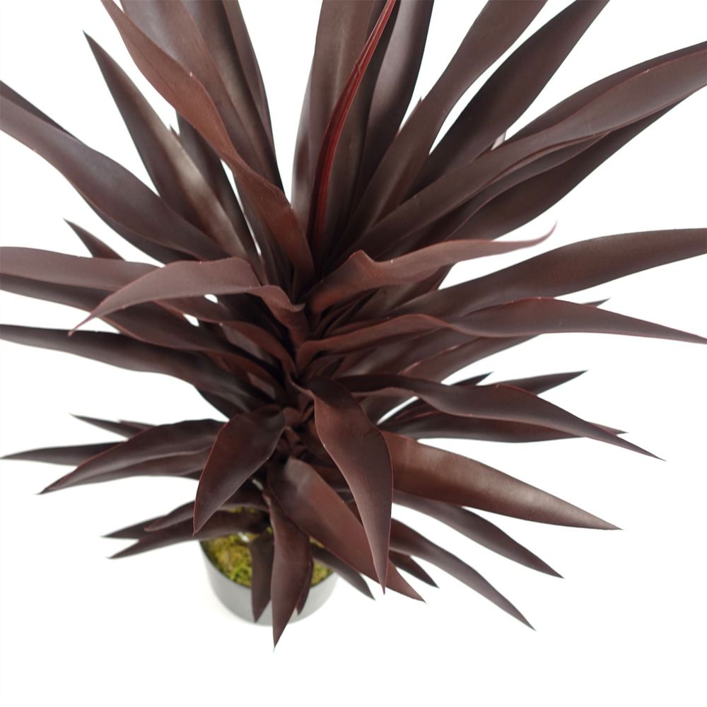 85cm Artificial Dark Red Yucca Plant