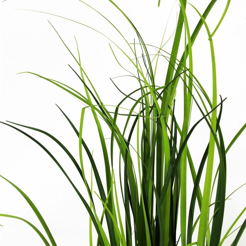 60cm Artificial Grass Plant in a Dusty Peach Ceramic Planter for Indoor Decor Styling