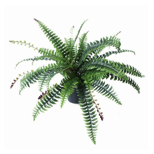 60cm Realistic Artificial Foliage Plant with Pot for Stylish UK Home Decor