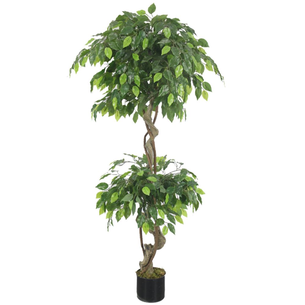 150cm Unique Artificial Twisted Ficus Tree for Striking Home Decor