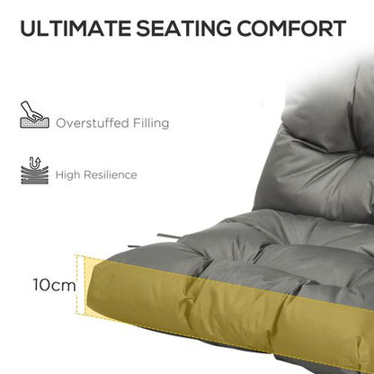 Transform Your Comfort: Versatile Seat & Back Cushion for Indoor/Outdoor Bliss