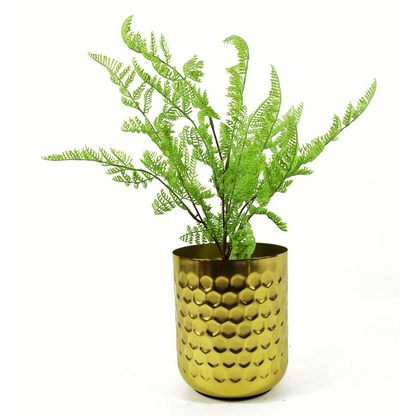 50cm Dark Green Artificial Southern Wood Fern Bush - Realistic Look