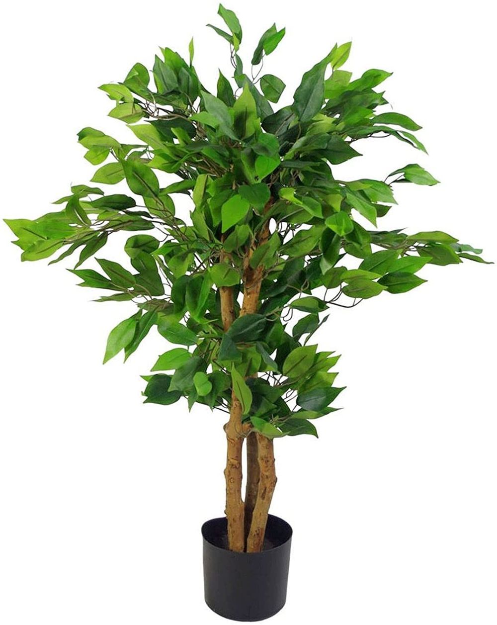 90cm Realistic Ficus Tree - Lush Leaves for Attractive Indoor Decor