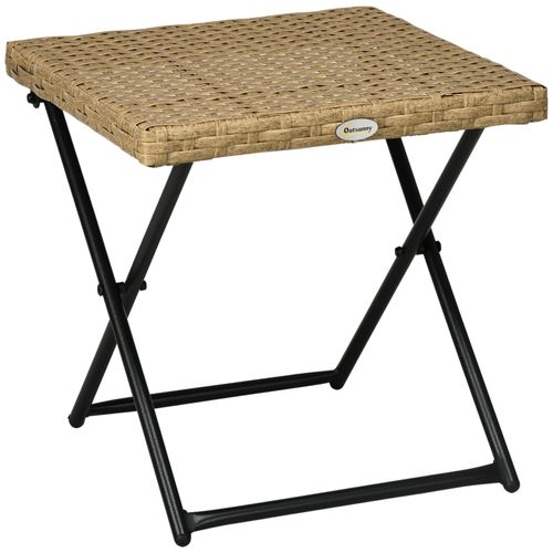 Folding Rattan Coffee Table - Stylish, Durable, Space-Saving Design