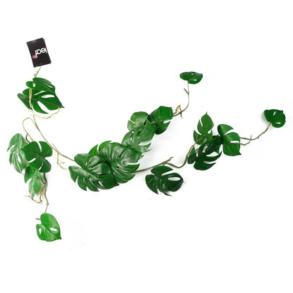 Set of 6 x 100cm Artificial Hanging Trailing Monstera Plants