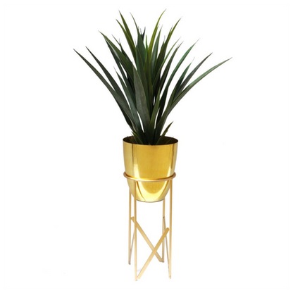 55cm Copper Planter with Matching Stand