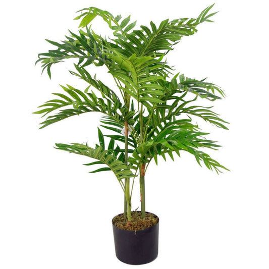 80cm UK Large Realistic Artificial Areca Palm Tree for Authentic Tropical Vibe