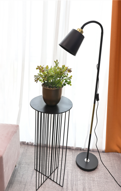 Metal Flower Stand Side Table, Modern and Chic