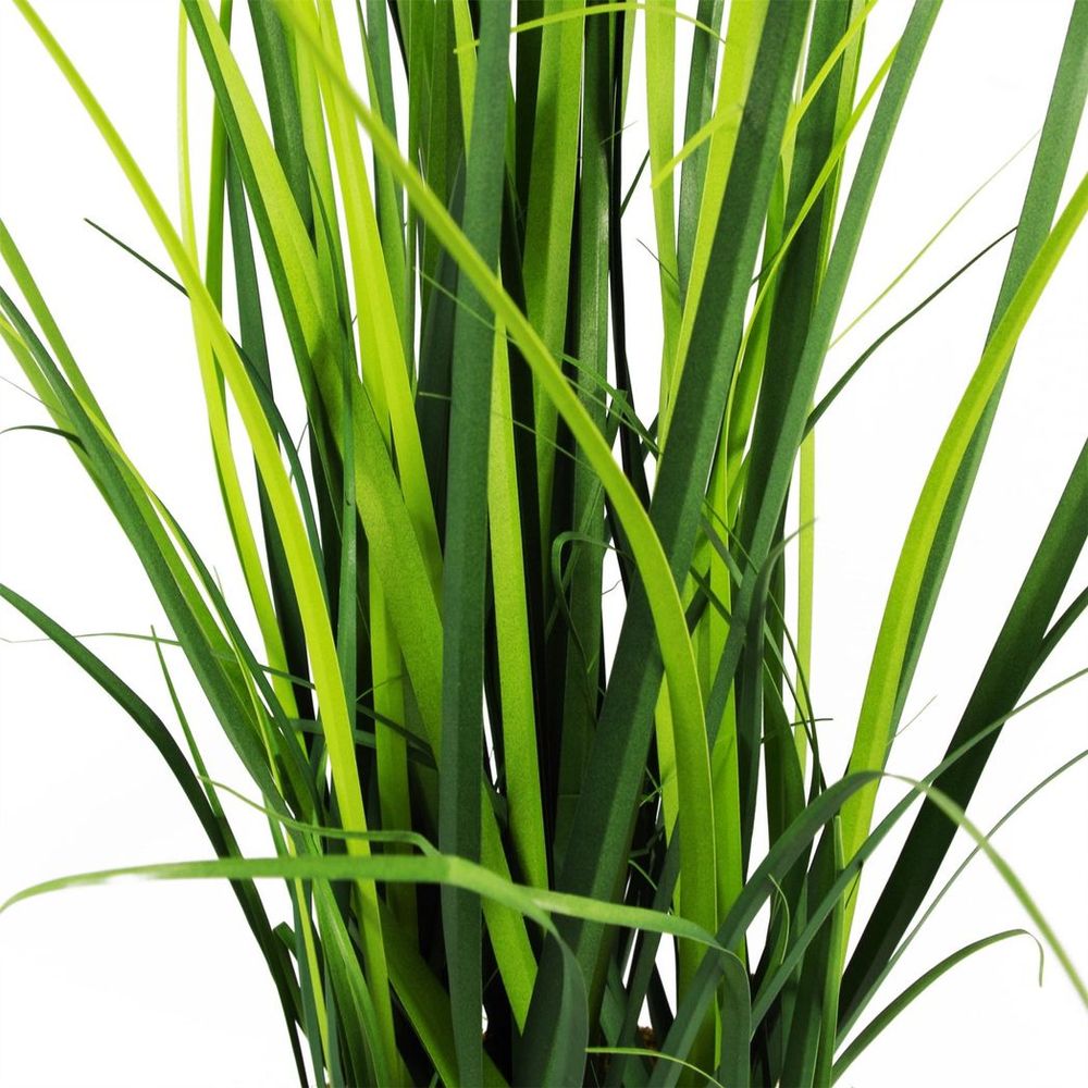 60cm Artificial Grass Plant in a Dusty Peach Ceramic Planter for Indoor Decor Styling