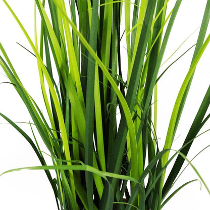 60cm Artificial Grass Plant in a Dusty Peach Ceramic Planter for Indoor Decor Styling