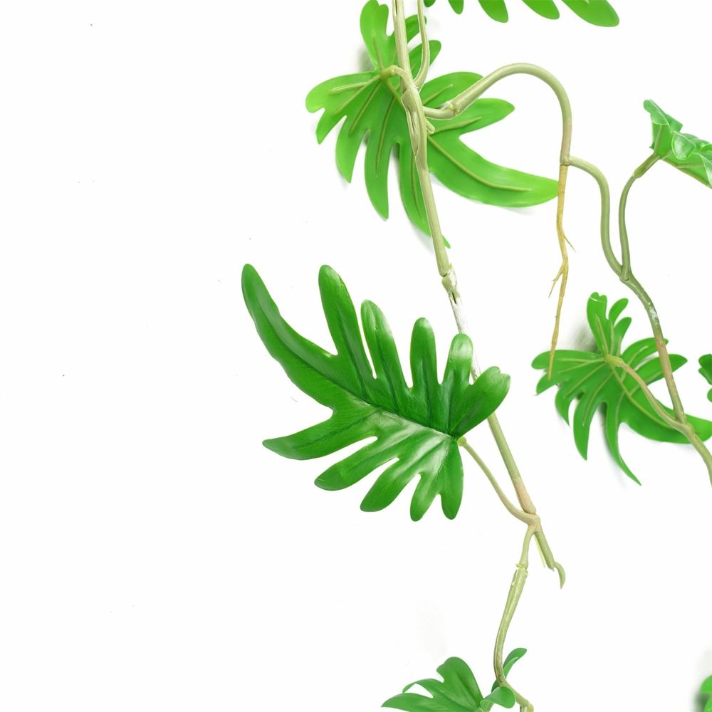 100cm Realistic Artificial Trailing Philodendron with Small Leaves for Hanging Displays