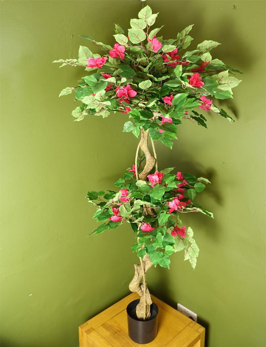 150cm Pink Bougainvillea Tree - Artificial Silk for Charming Decor