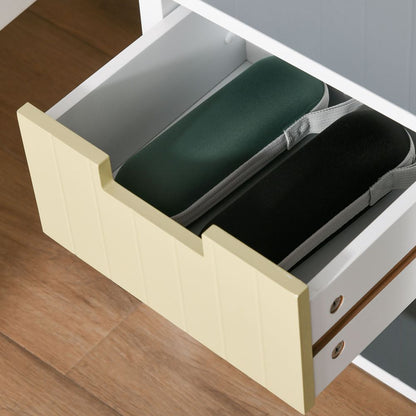 3-Drawer Colourful Storage Cabinet Tower for Organising Home Essentials